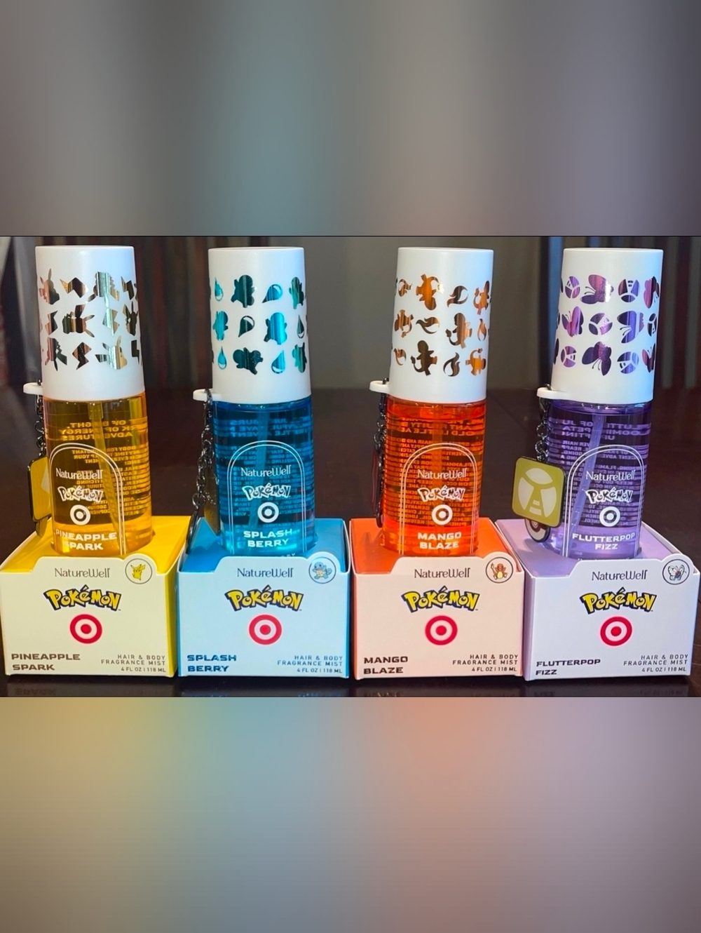 Target × NatureWell Pokemon Mist Lot Of 4